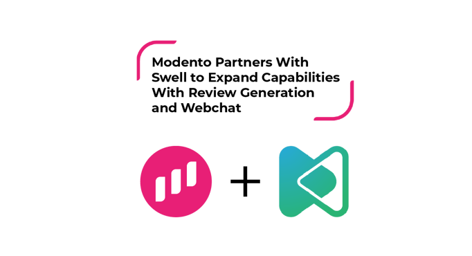 Modento Partners With Swell to Expand Capabilities With Review Generation and Webchat